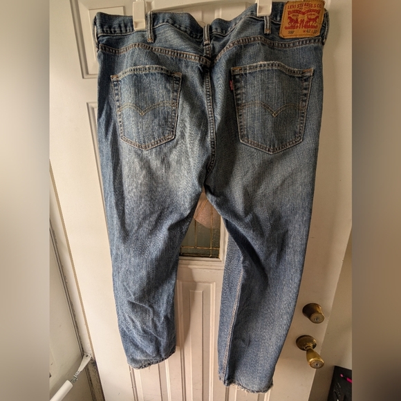 Levi's 559 Regular Men's Blue Jeans W42 L30 - Picture 2 of 3